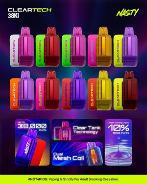 Nasty Cleartech 38K- 38000 Puff 50mg