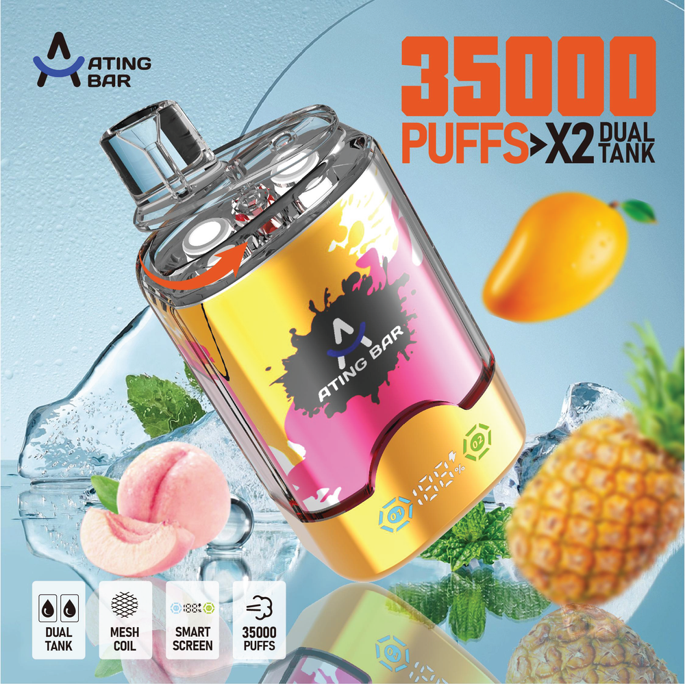ATING BAR VAPE – DUAL FLAVOUR – 35 000 PUFF 50mg