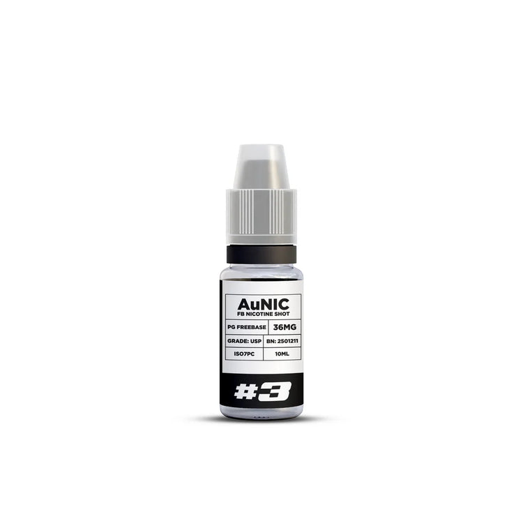 AuNic 3mg Freebase Nicotine Shot (VG) (10ml)