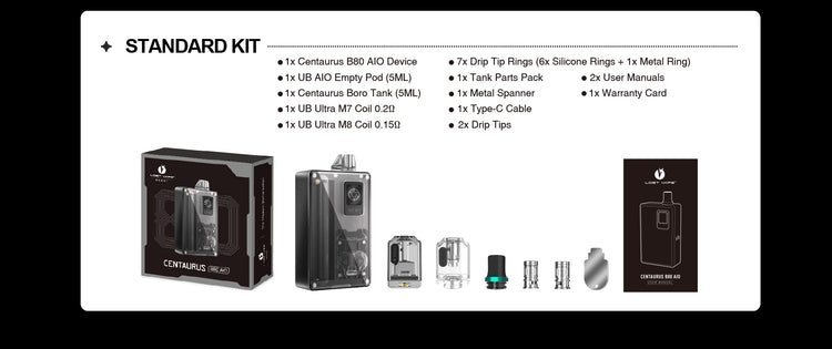 Lost Vape Centaurus B80 AIO Kit