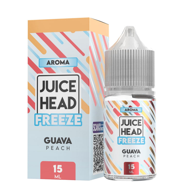 Juice Head FREEZE – Longfill Salt/MTL Aroma – Guava Peach (15ml)