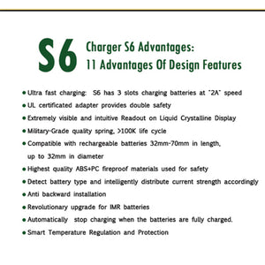 GOLISI S6 Smart Charger