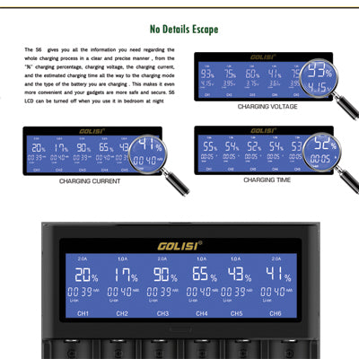 GOLISI S6 Smart Charger