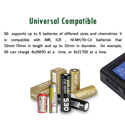 GOLISI S6 Smart Charger