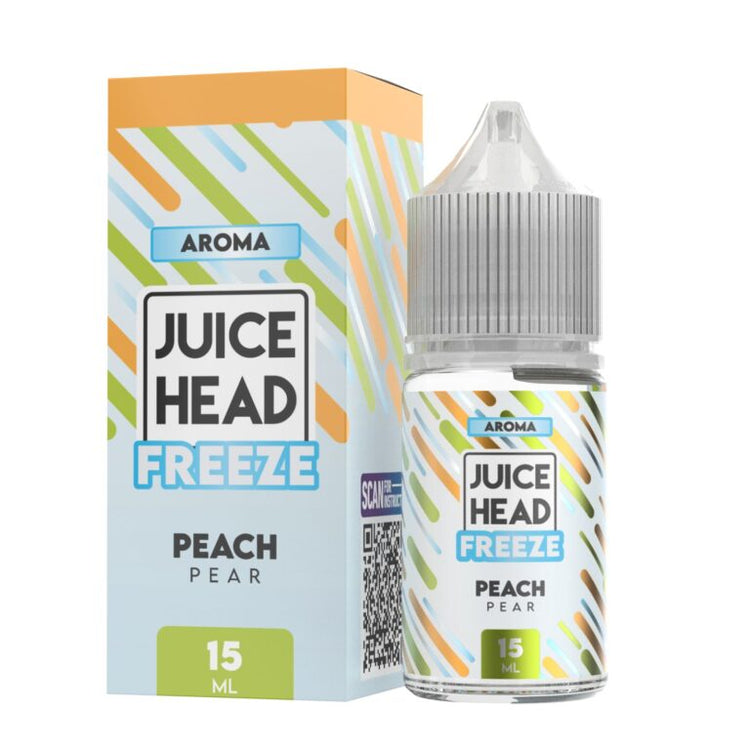 Juice Head FREEZE – Longfill Salt/MTL Aroma – Peach Pear (15ml)