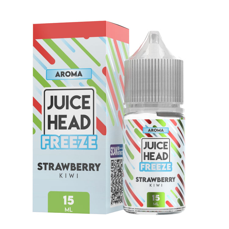 Juice Head FREEZE – Longfill Salt/MTL Aroma – Strawberry Kiwi (15ml)