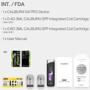 Uwell Caliburn G4 Pro Pod Kit