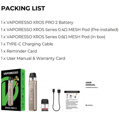 Vaporesso XROS Pro 2 Pod Kit