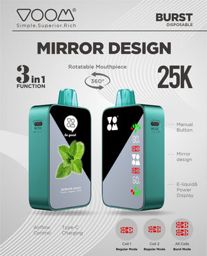 VOOM Burst - 25000 Puffs 50mg