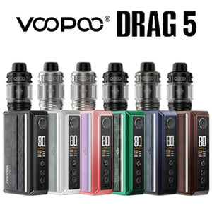 VooPoo Drag 5 177W Dual 18650 Box Mod Starter Kit