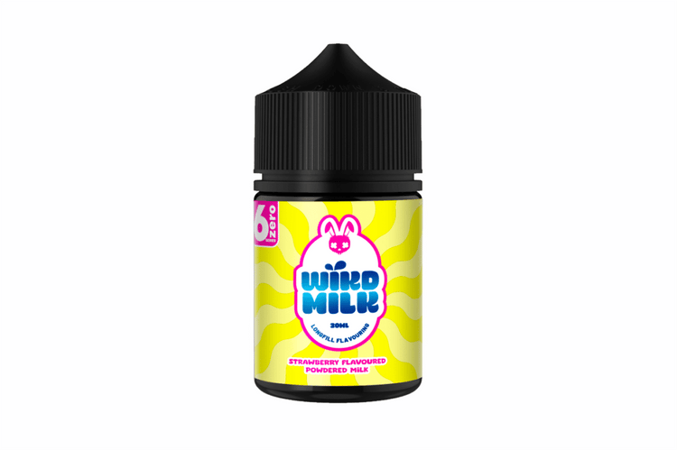 Wikd Milk Strawberry 6Zero Flavour Shot