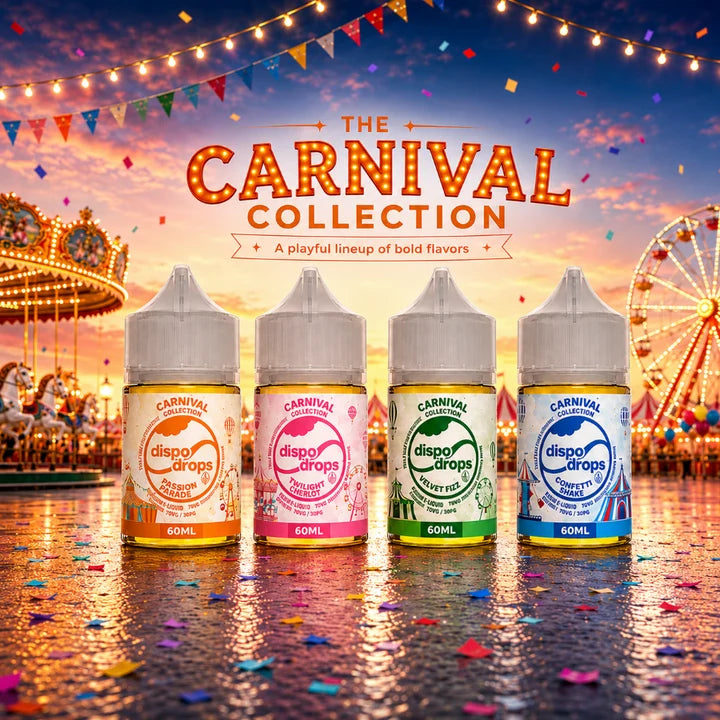 Dispo Drops Carnival Collection 60ml Longfill Salt/MTL